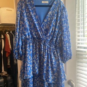 Blue Floral A Beautiful Soul Dress